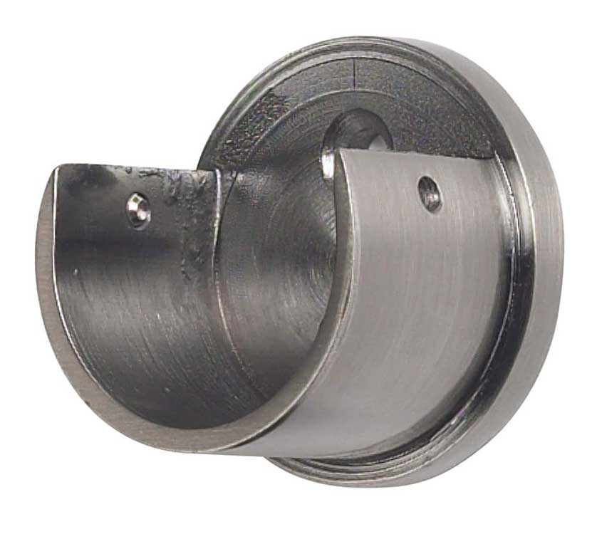 Galleria 50mm Metal Recess Bracket Pk1 - Brushed Silver