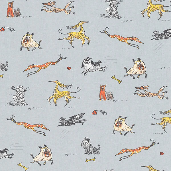 Happy Hounds Fabric