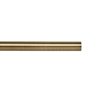 28mm 125cm Metal Pole Pk 1 - Antique Brass
