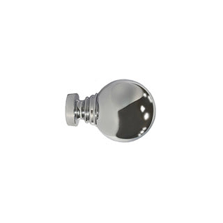 35mm Globe Finial Pk 2 Chrome