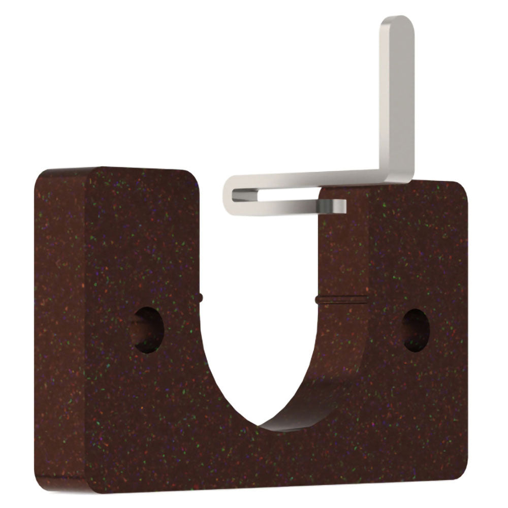 Arc 25mm Recess Bracket - Bronze