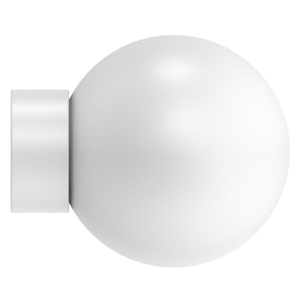 Arc 25mm Ball Finial Pk1 - China White