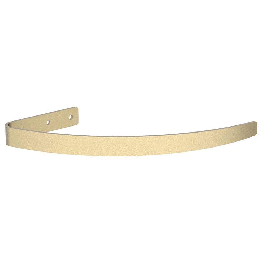 Arc 25mm Holdback - Soft Brass