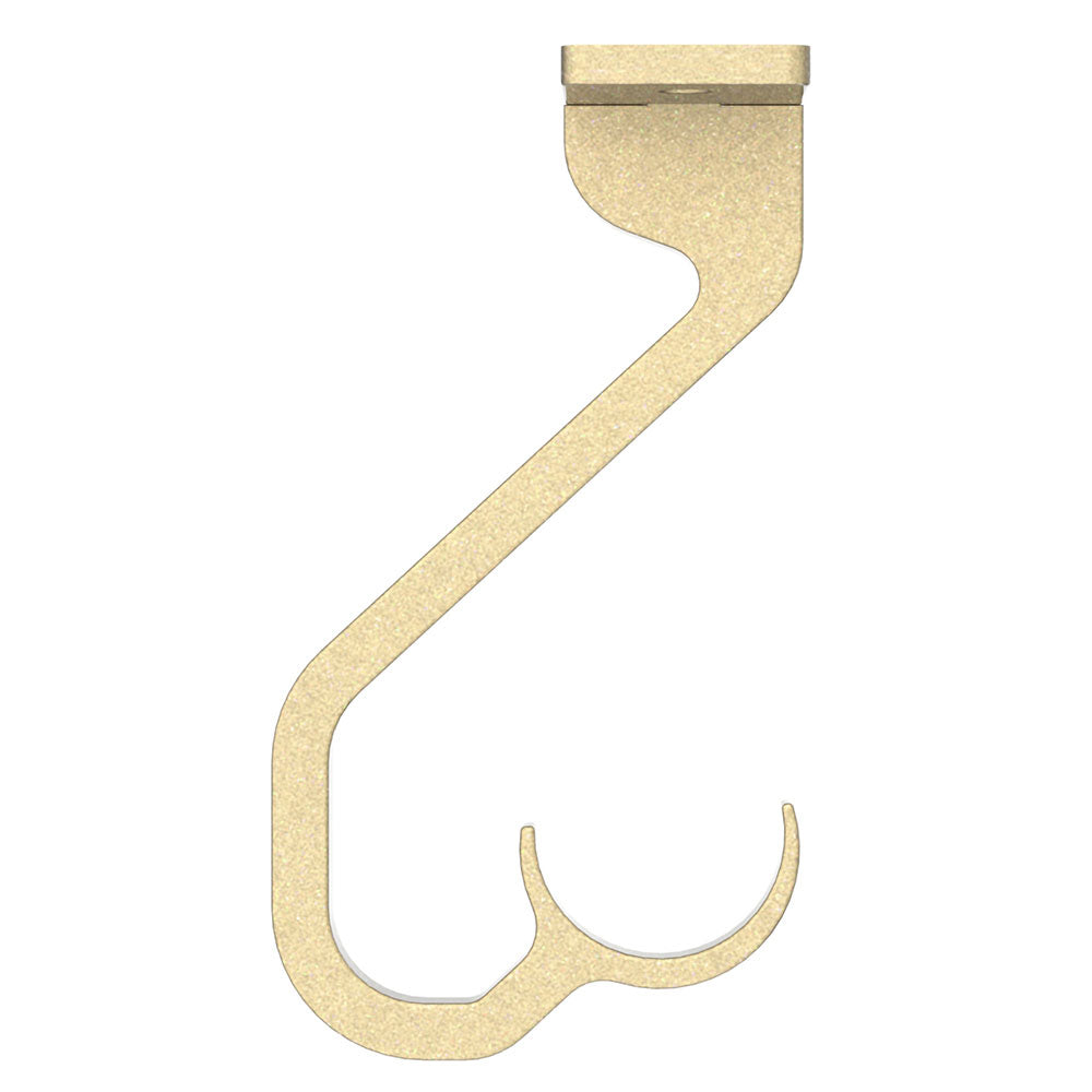 Arc 25mm Ceiling Pass Bracket - Soft Brass