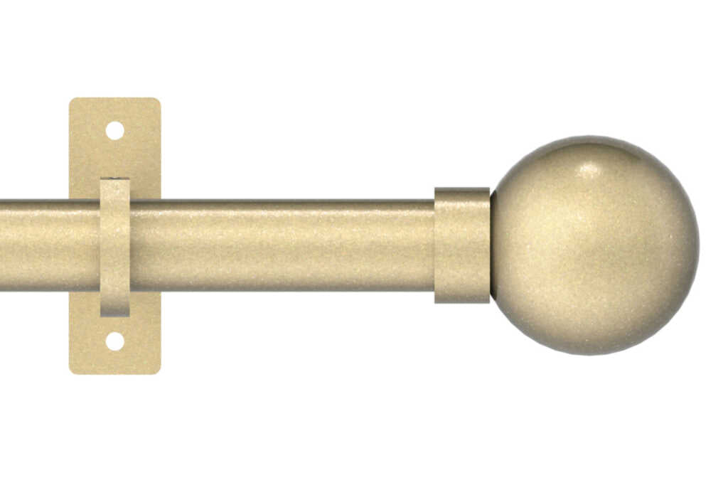 Arc 25mm Soft Brass Ball Eyelet Pole Set