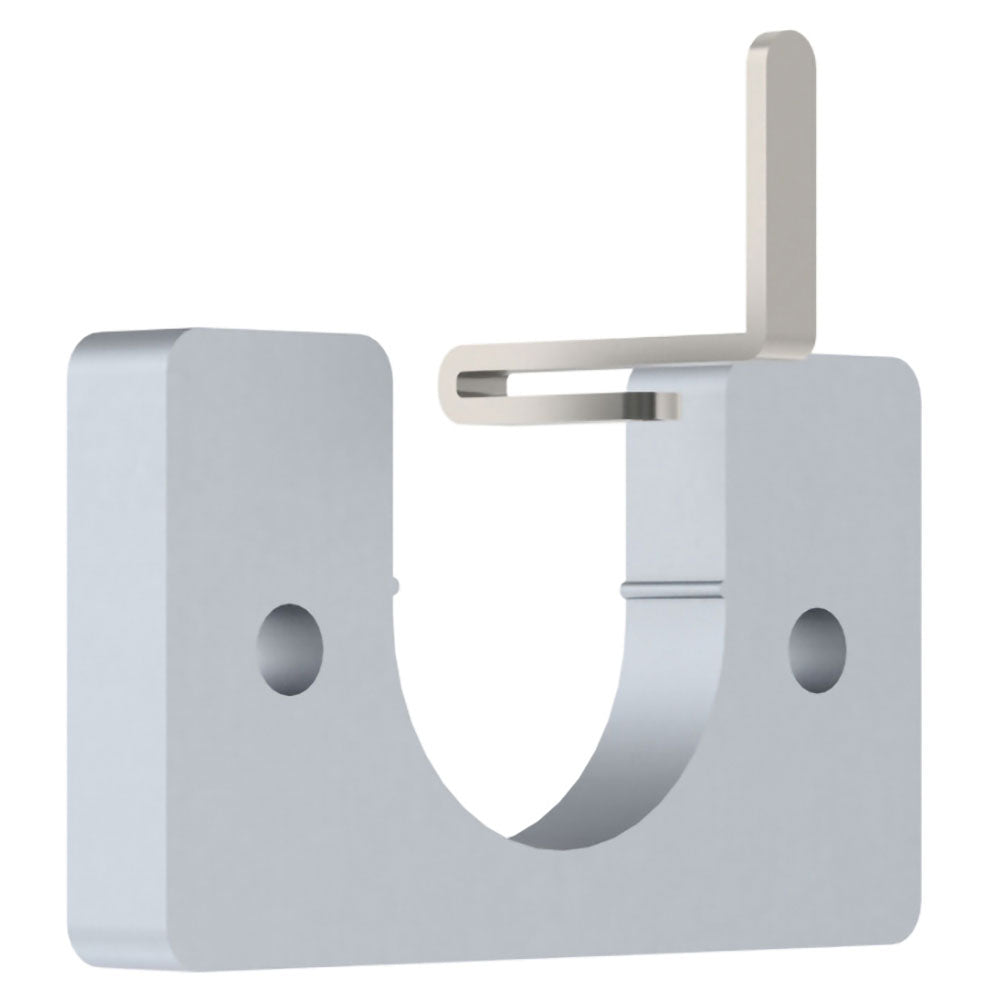 Arc 25mm Recess Bracket - Soft Silver