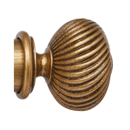 45mm Ashbridge Sezincote Finial Pk1 - Baroque Gold