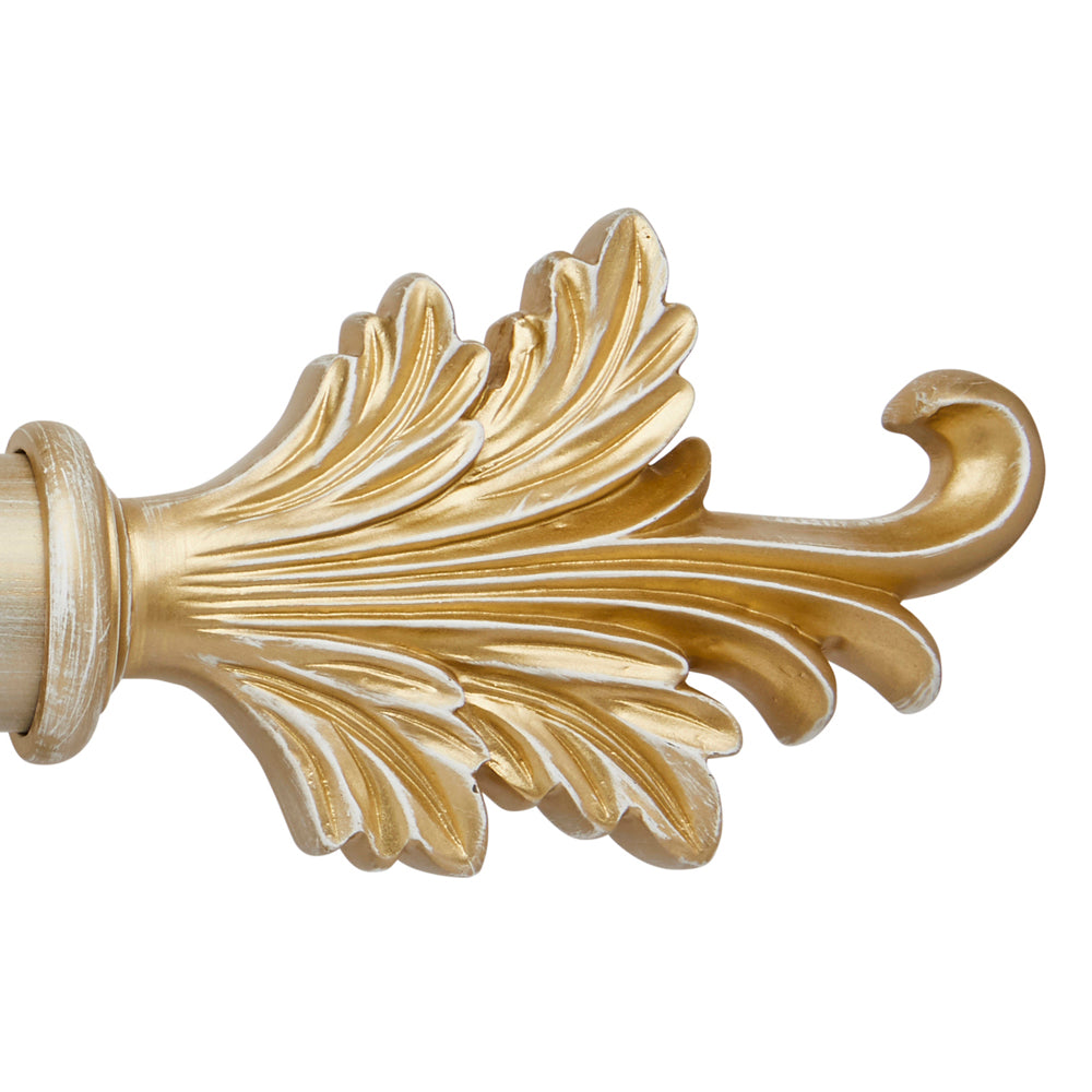 45mm Ashbridge Tatton Finial Pk1 - Gold On White