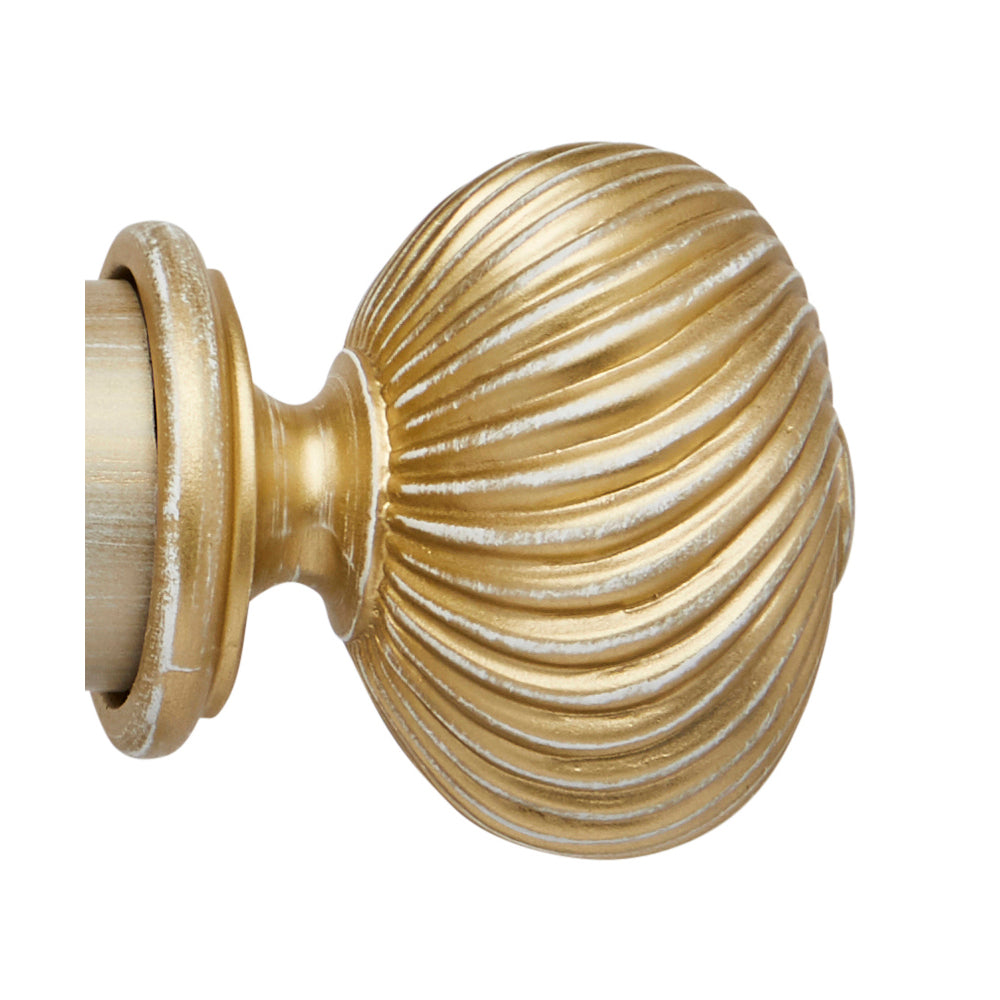 45mm Ashbridge Sezincote Finial Pk1 - Gold On White