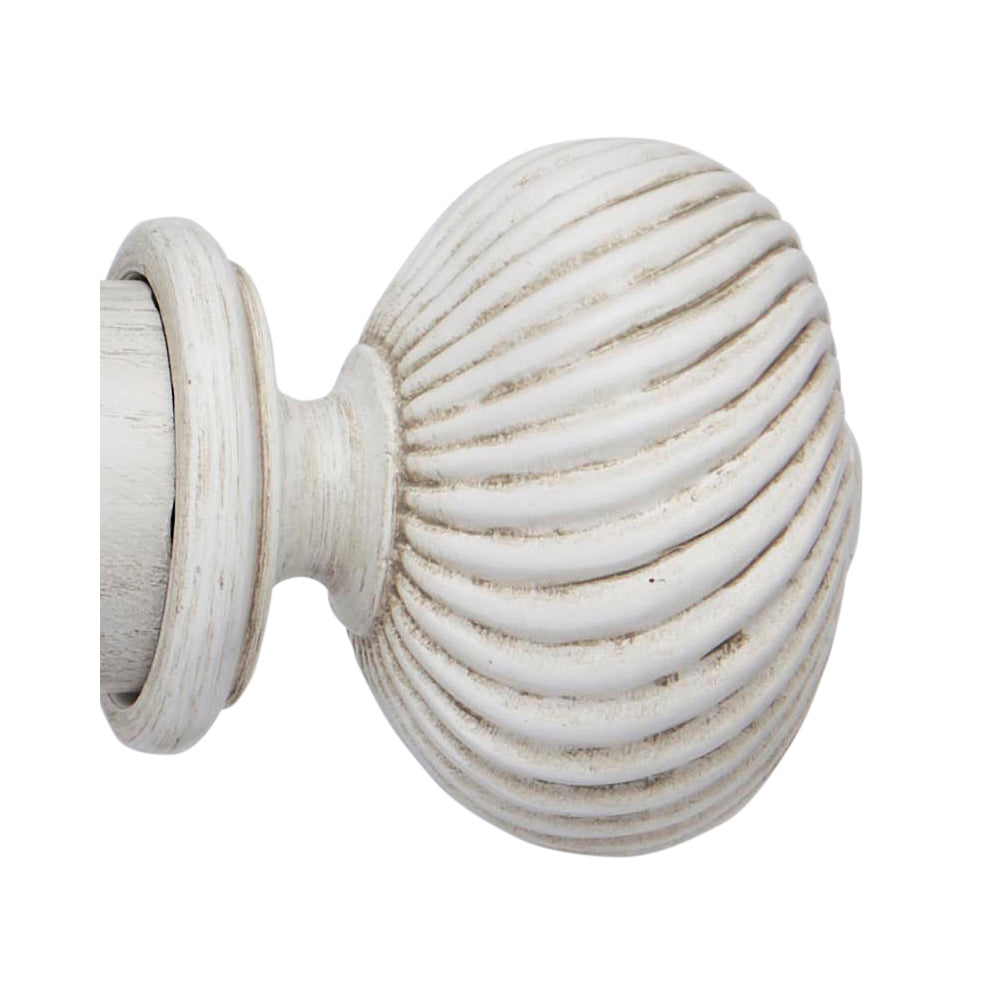 45mm Ashbridge Sezincote Finial Pk1 - Parchment White