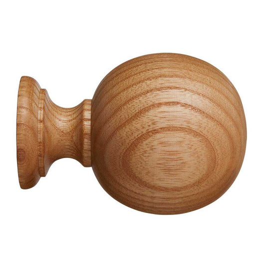 Eden 35mm Ball Finial Pk1 - Natural