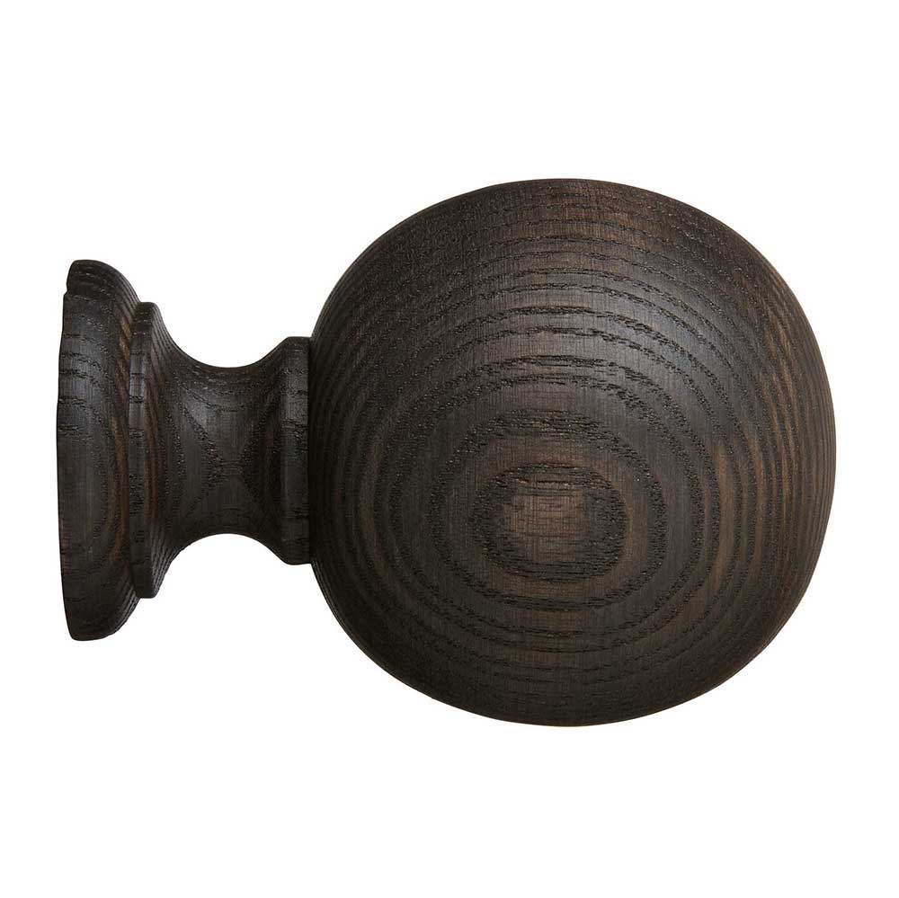 Eden 35mm Ball Finial Pk1 - Umber