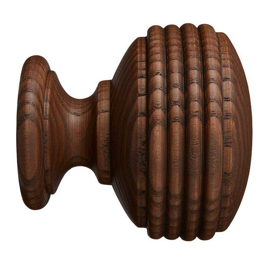 Eden 45mm Ellipse Finial Pk1 - Cocoa