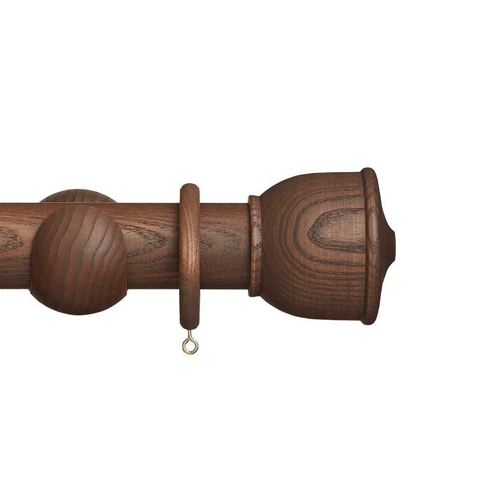 45mm Eden Urn Wood Pole Set - Cocoa