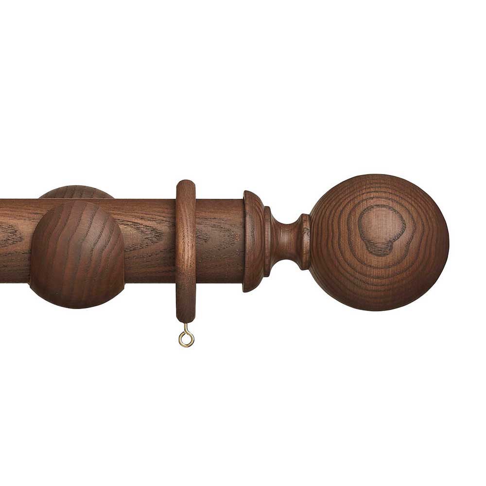 45mm Eden Ball Wood Pole Set - Cocoa