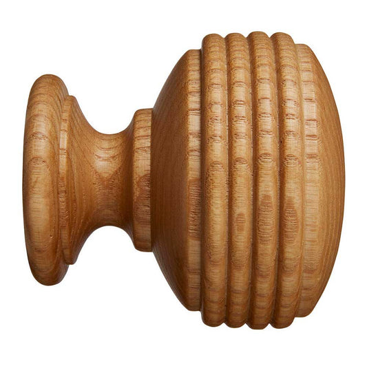 Eden 45mm Ellipse Finial Pk1 - Natural