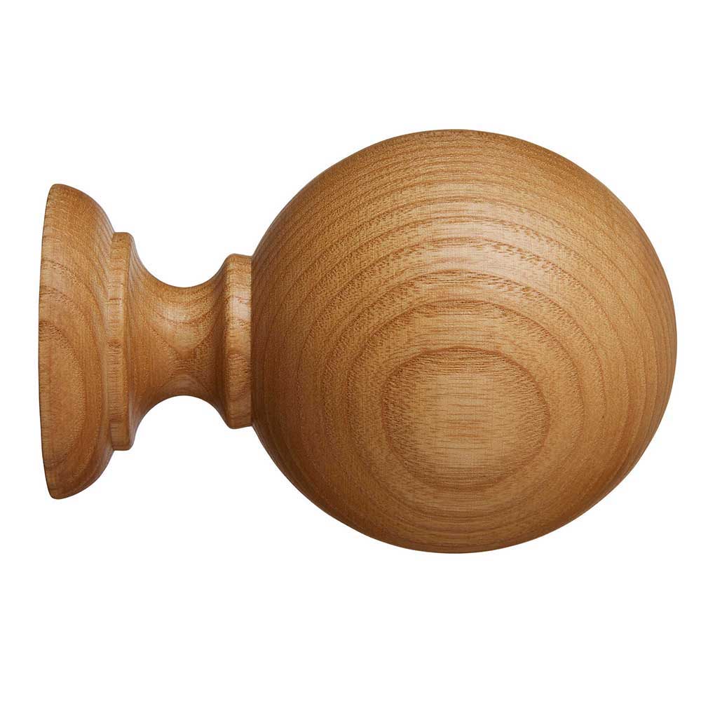 Eden 45mm Ball Finial Pk1 - Natural