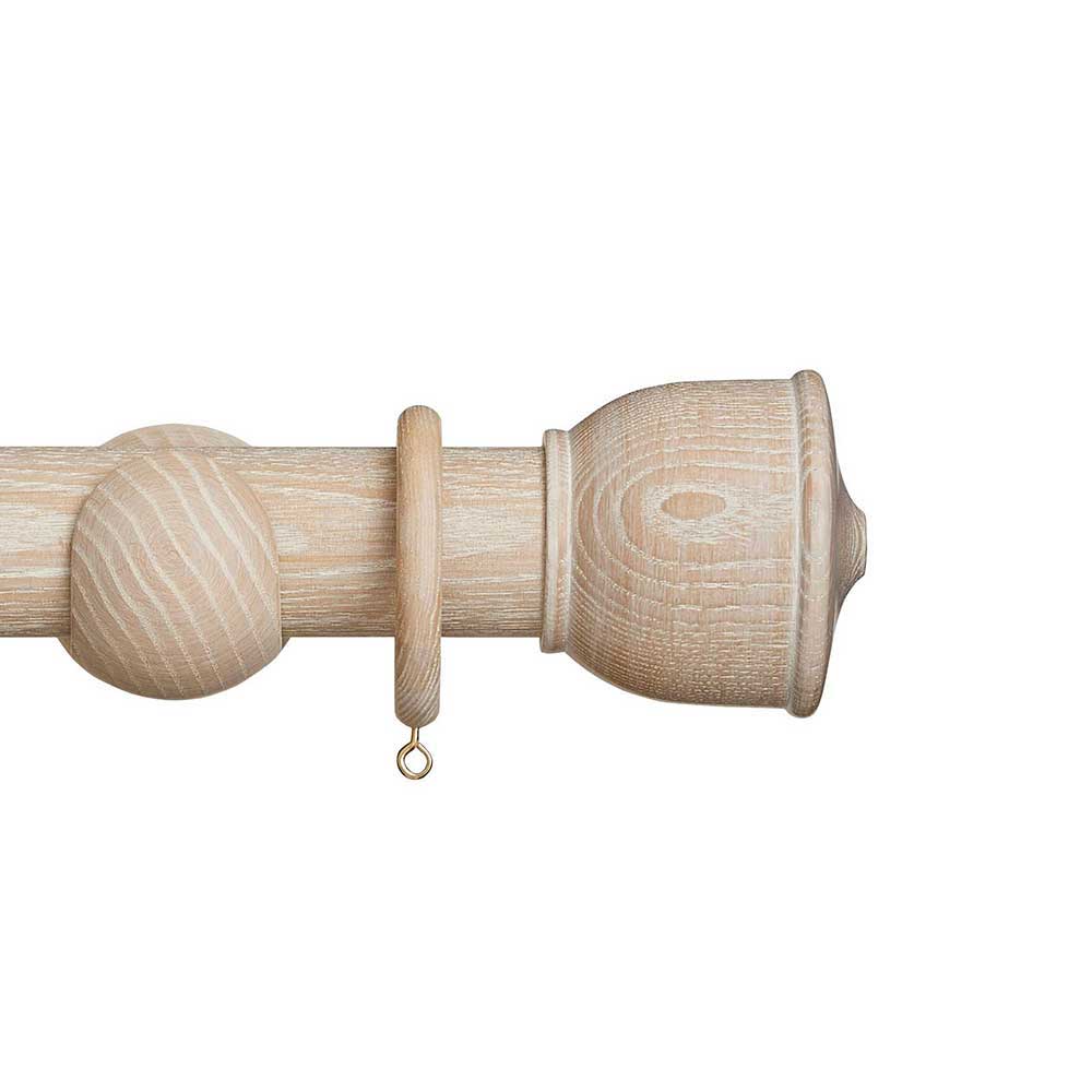 45mm Eden Urn Wood Pole Set - Oatmeal