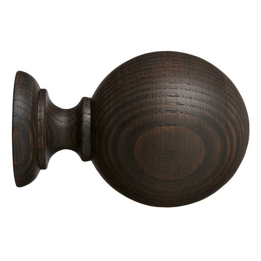 Eden 45mm Ball Finial Pk1 - Umber