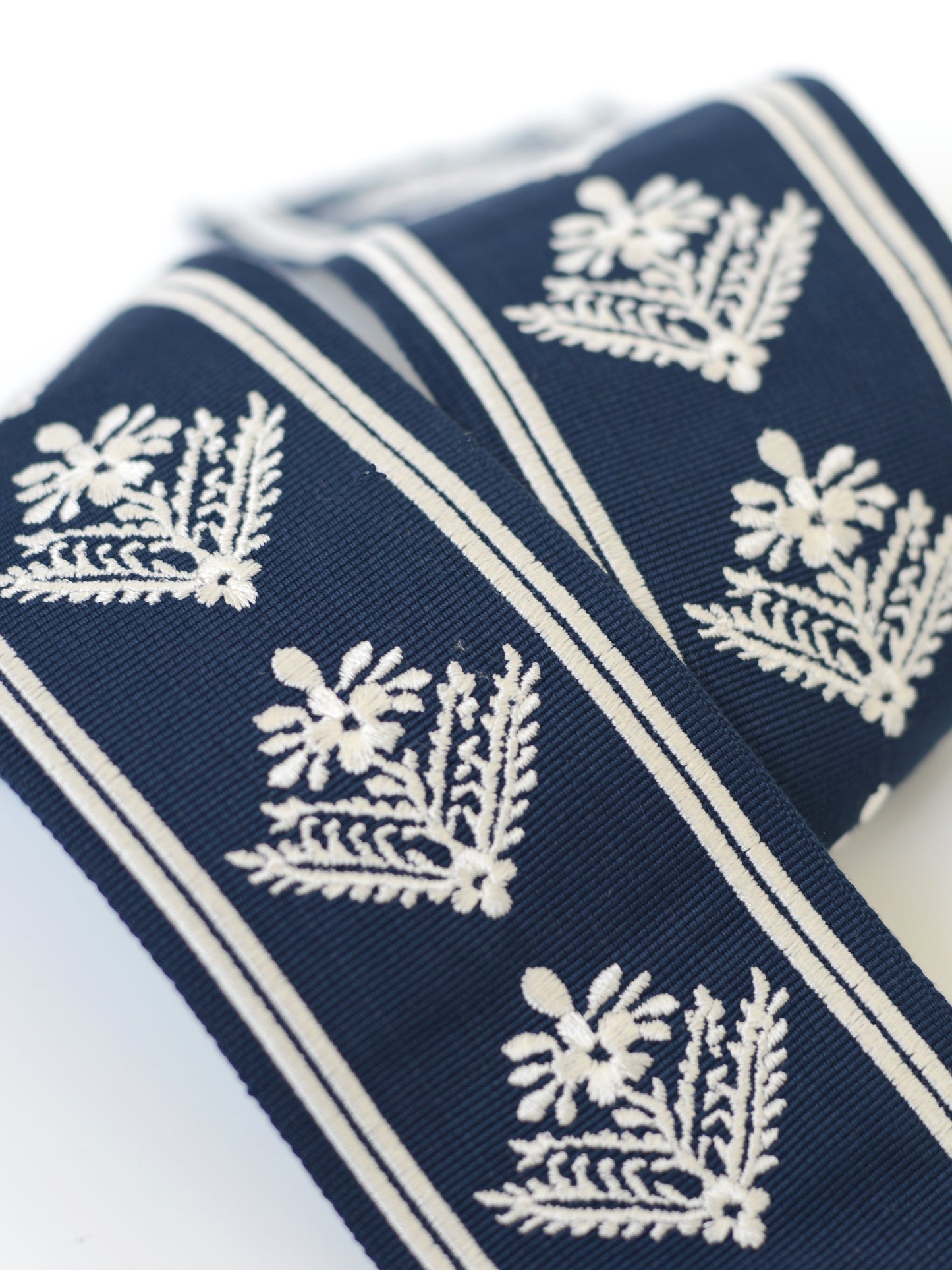 Lady Fern Border - Midnight Navy