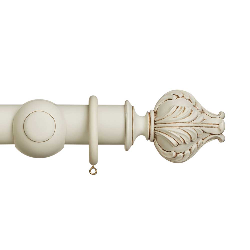 45mm Museum Vienna Complete Pole Set - Antique White