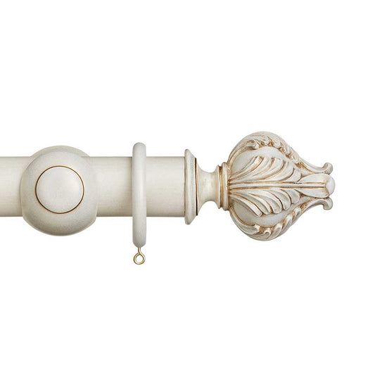 45mm Museum Vienna Complete Pole Set - Cream And Gold Wash