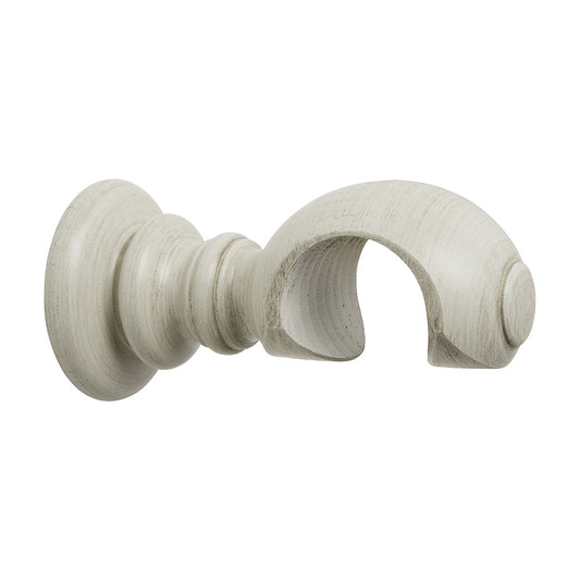 Origins 45mm Wood Clasp Bracket - Flint Grey