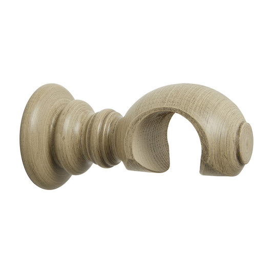 Origins 45mm Wood Clasp Bracket - Millstone Grey