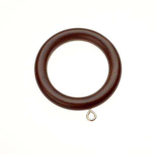 Swish Naturals 35mm Wood Rings - Dark Walnut