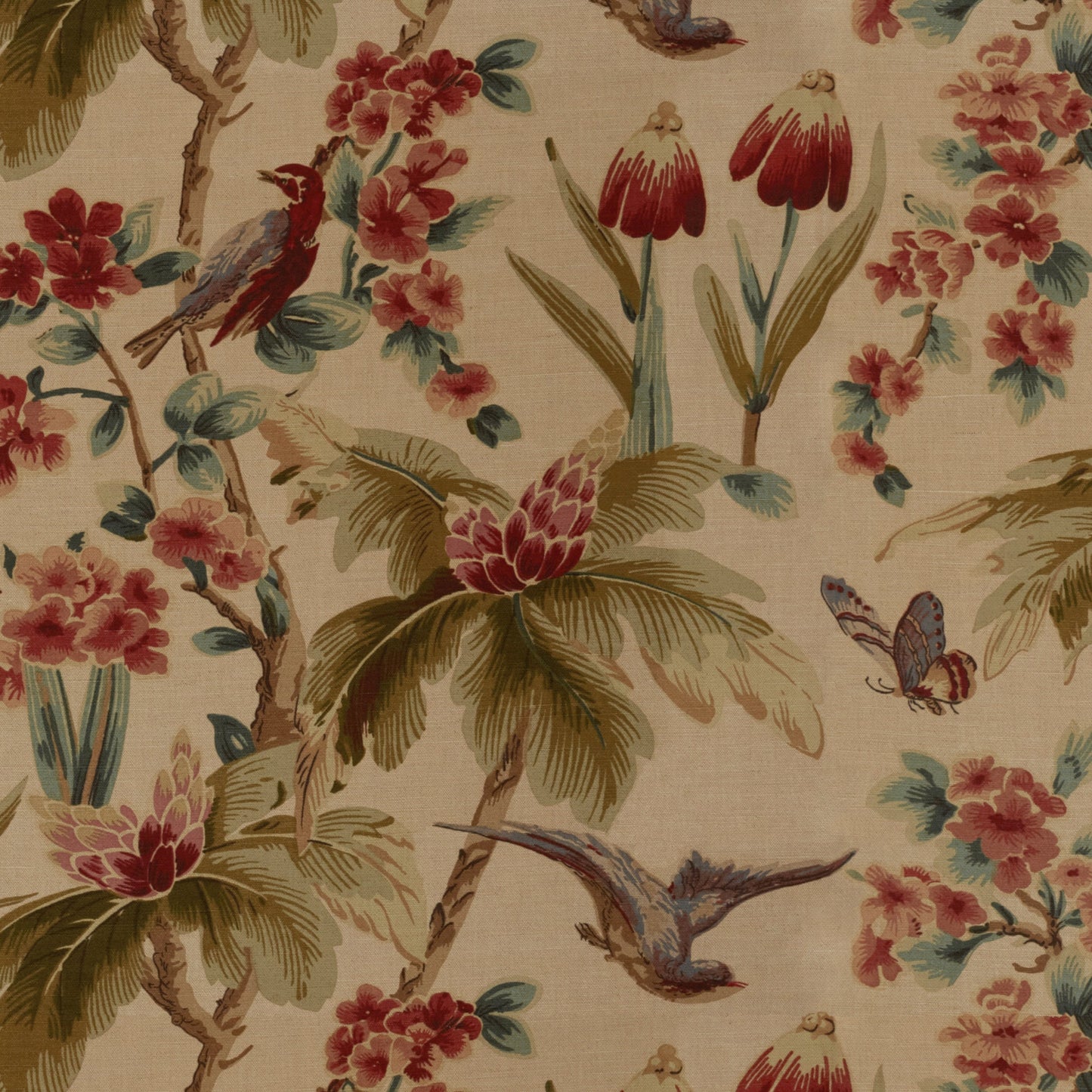 Bird & Blossom Fabric