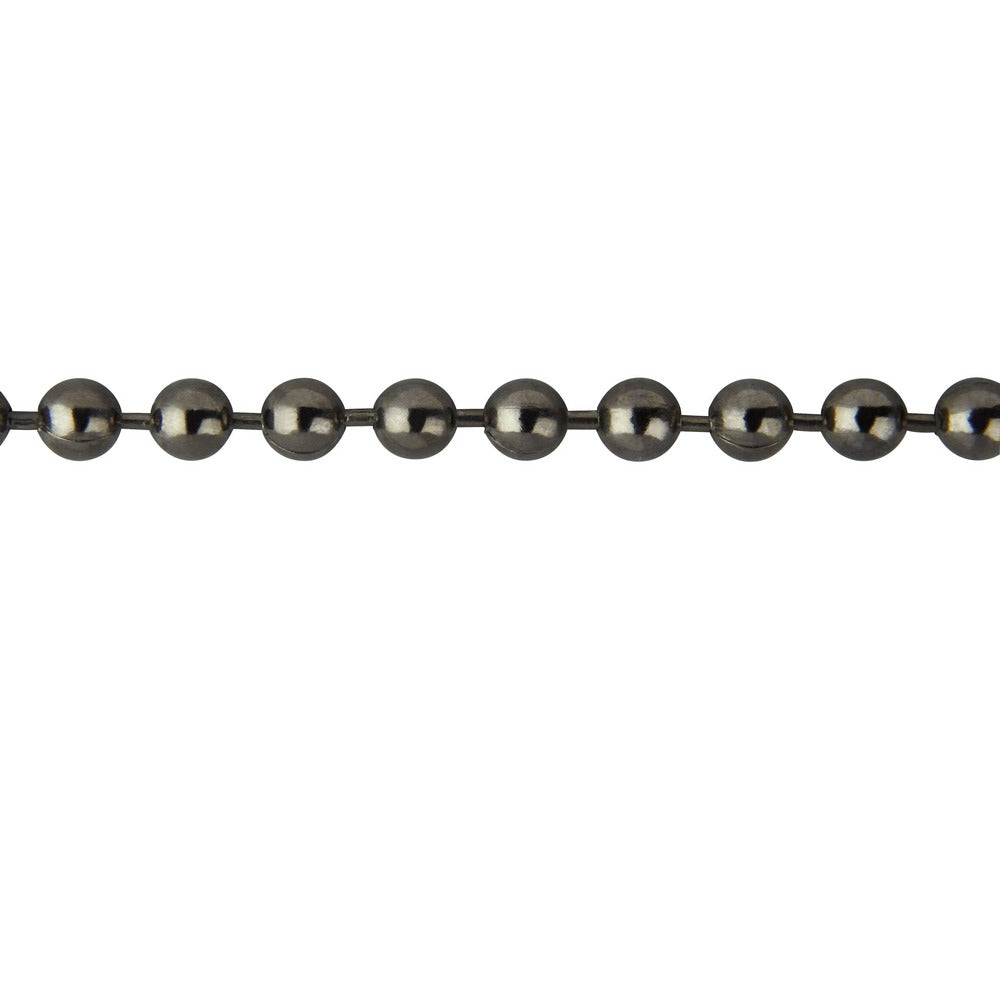 Hallis Black Nickel Chain Loop (75cm Drop) - 150cm