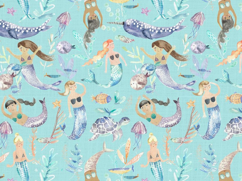 Mermaid Party Fabric