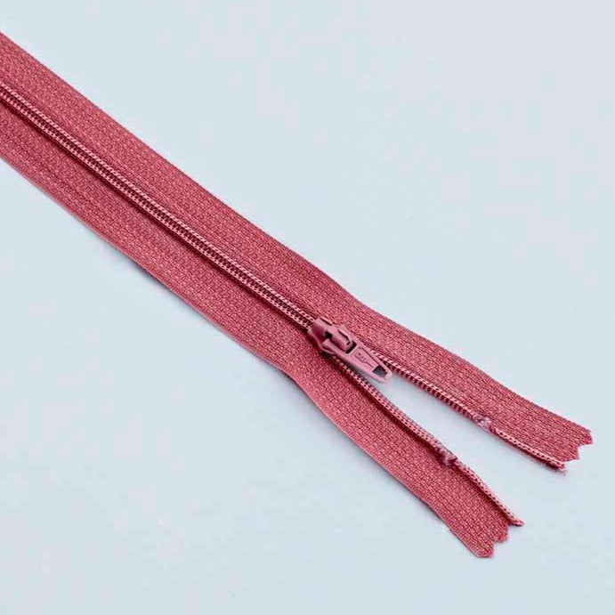 Closed End Zip (56cm length) - Coral