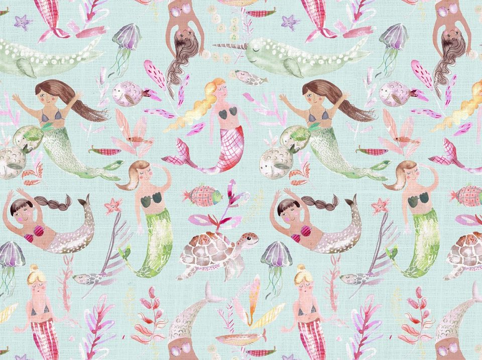 Mermaid Party Fabric