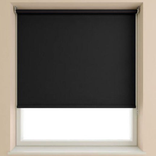 Blackout Roller Blind - Black