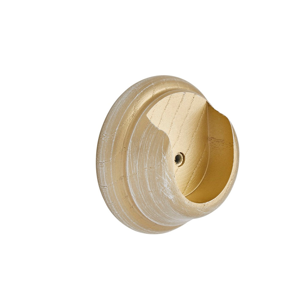 45mm Ashbridge Recess Bracket Pk1 - Gold On White