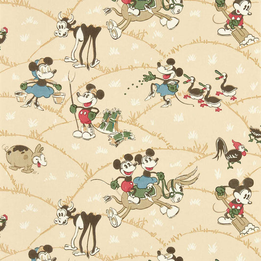 Mickey At The Farm Wallpaper