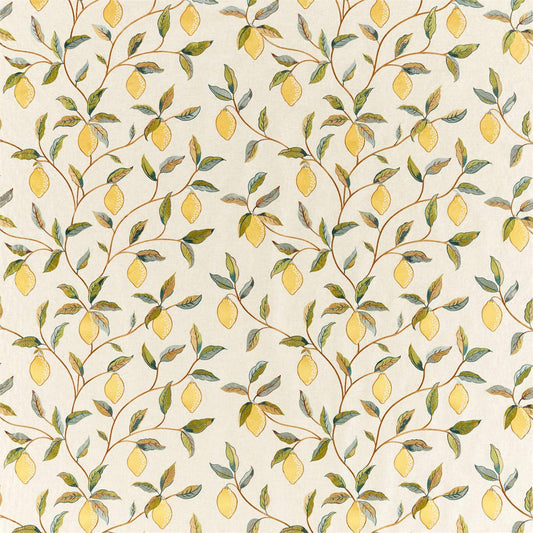 Lemon Tree Embroidery Fabric