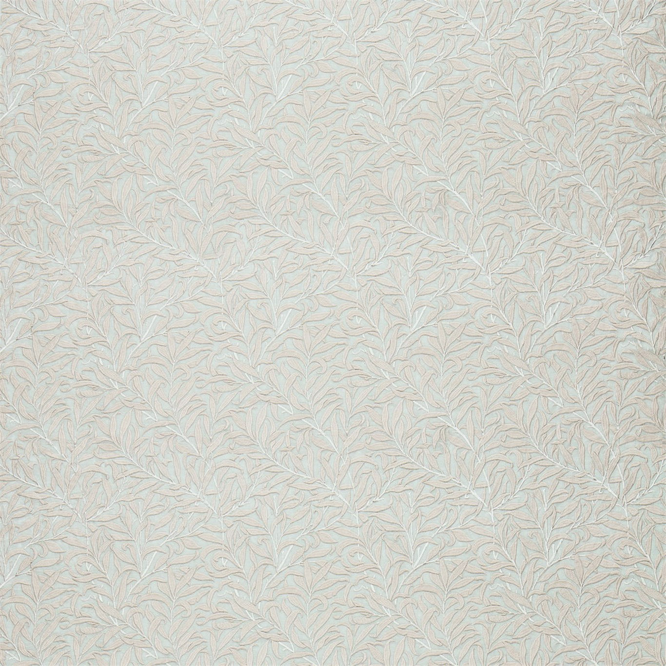 Pure Willow Boughs Embroidery Fabric