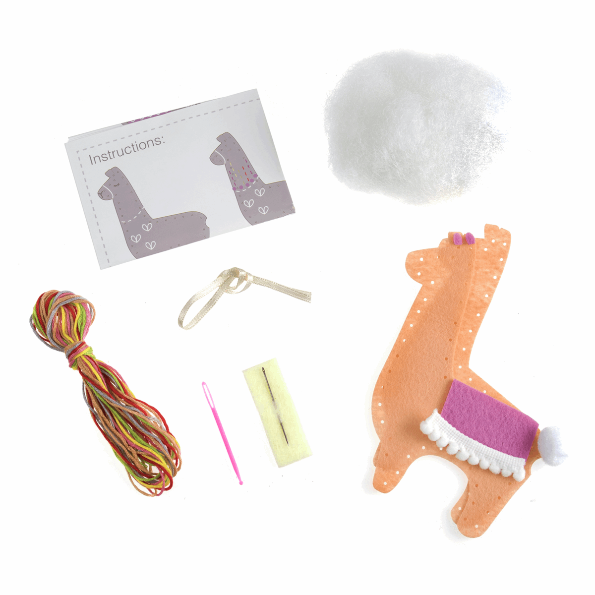 Felt Decoration Kit - Llama