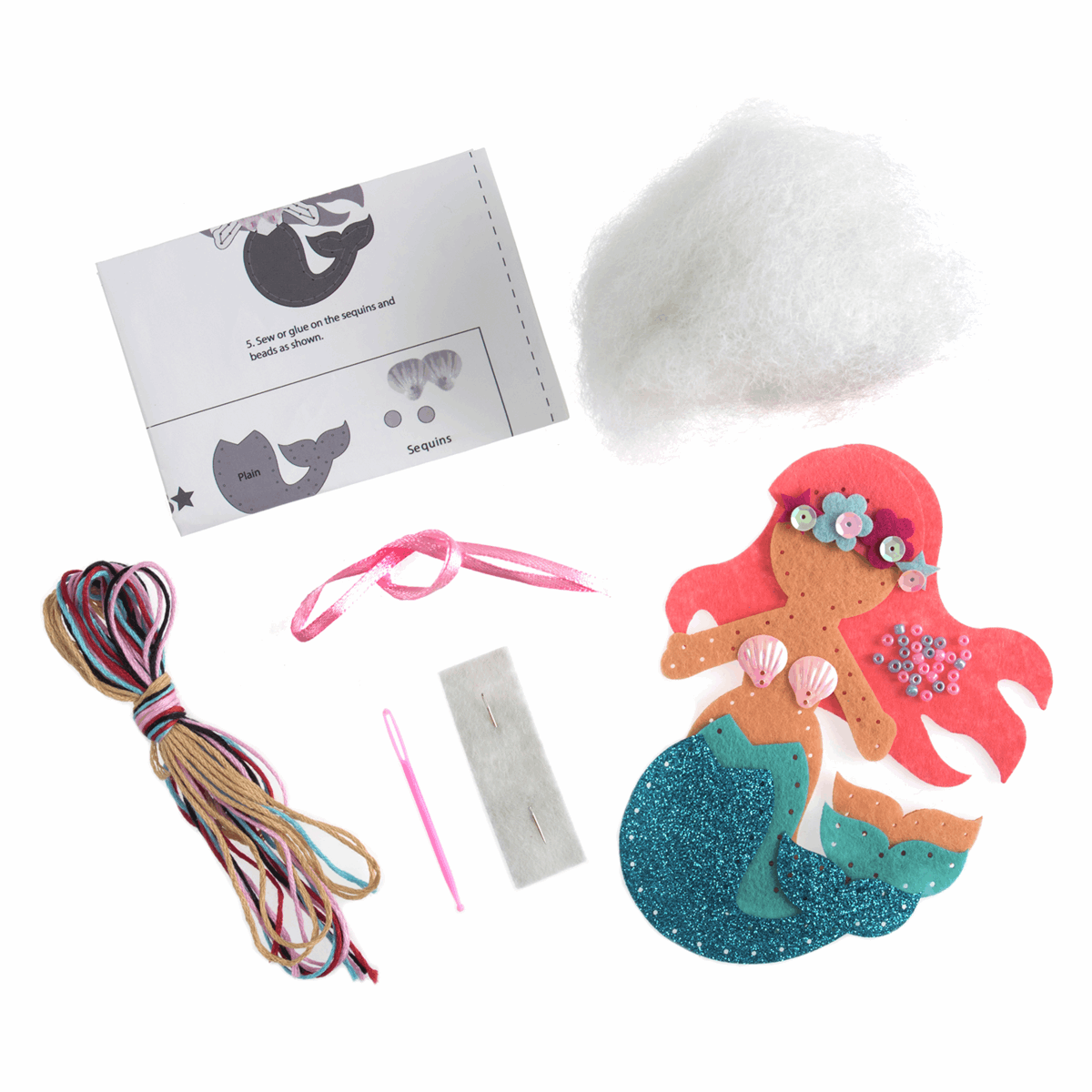 Felt Decoration Kit - Mermaid