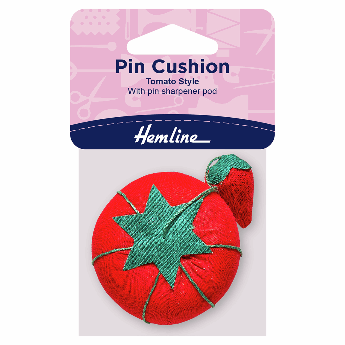 Tomato Pin Cushion With Strawberry Sharpener