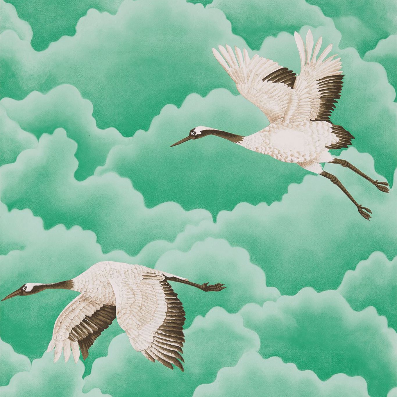 Cranes In Flight Wallpaper