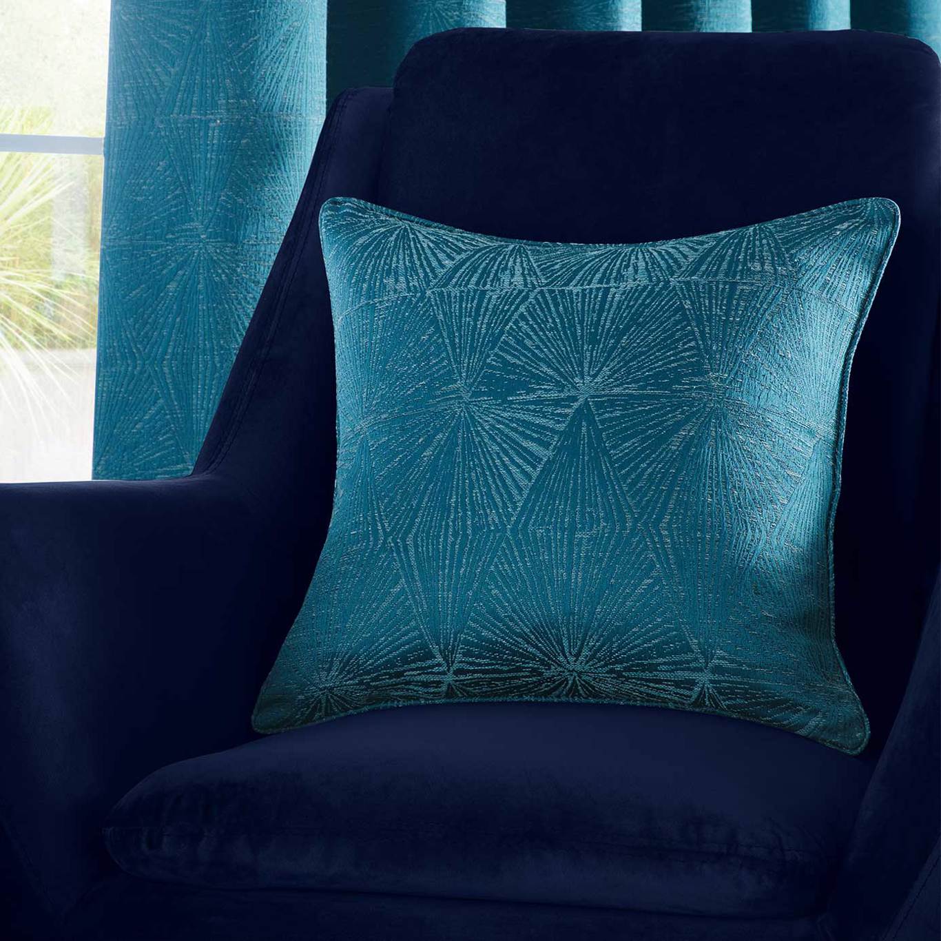 Amari Cushion - Kingfisher