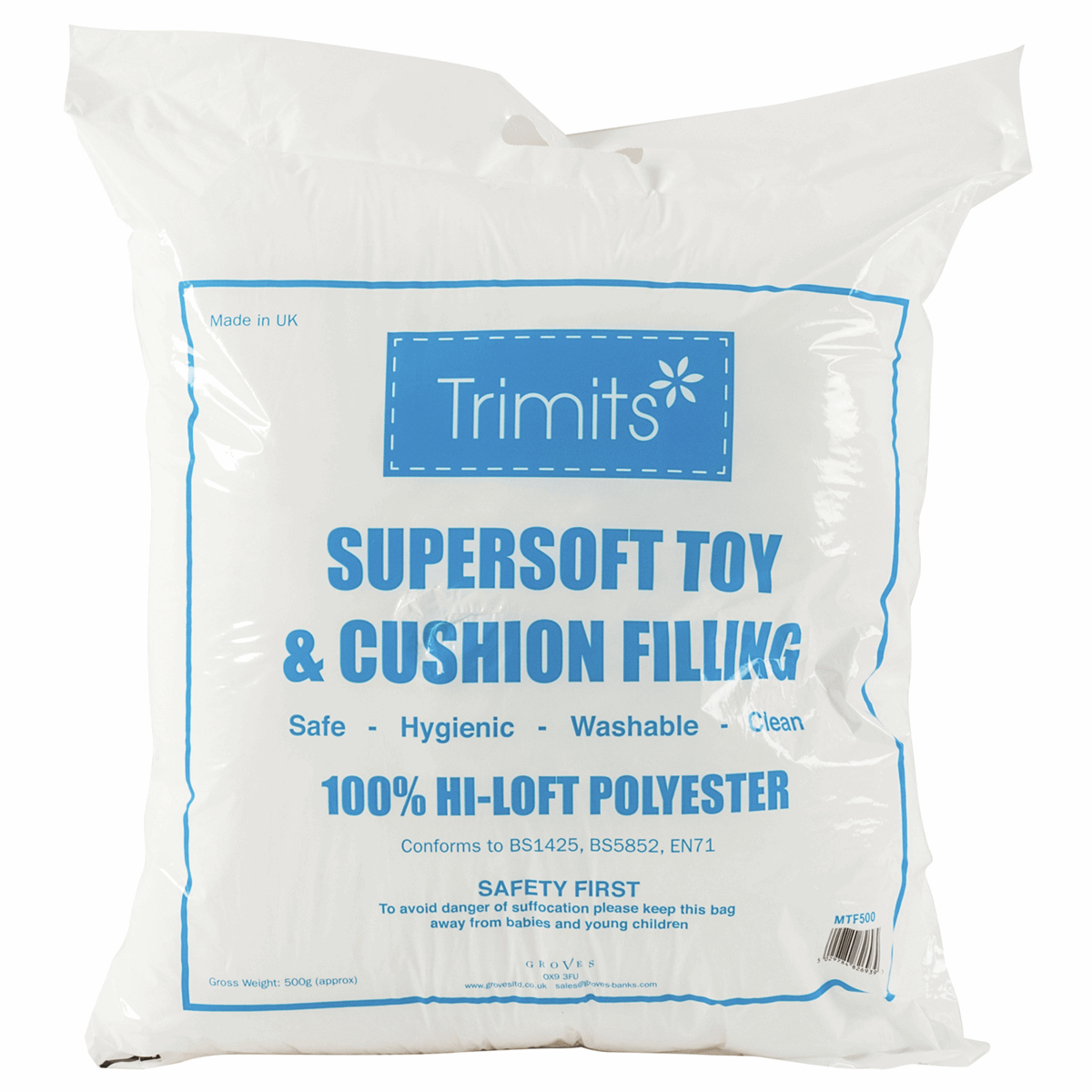 Supersoft Toy & Cushion Filling 500gm