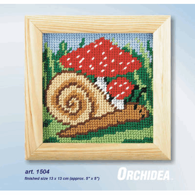 My First Embroidery Kit: Snail