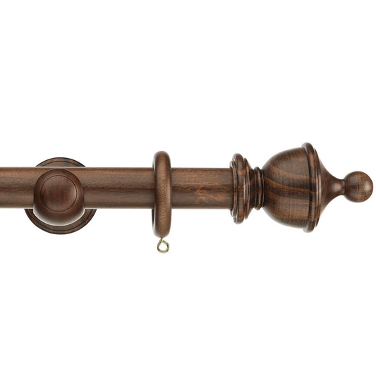 35mm Naturals Urn Wood Pole Set - Dark Walnut