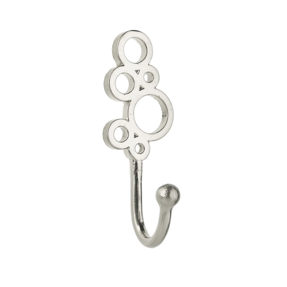 Circle Satin Steel Tieback Hook