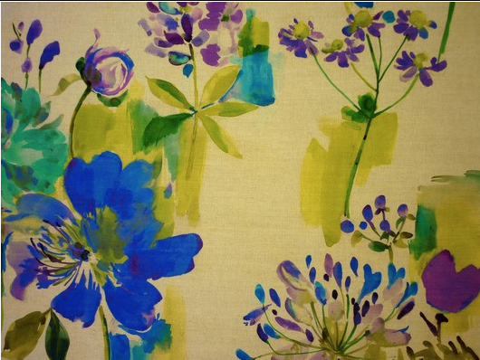 Painted Garden Fabric