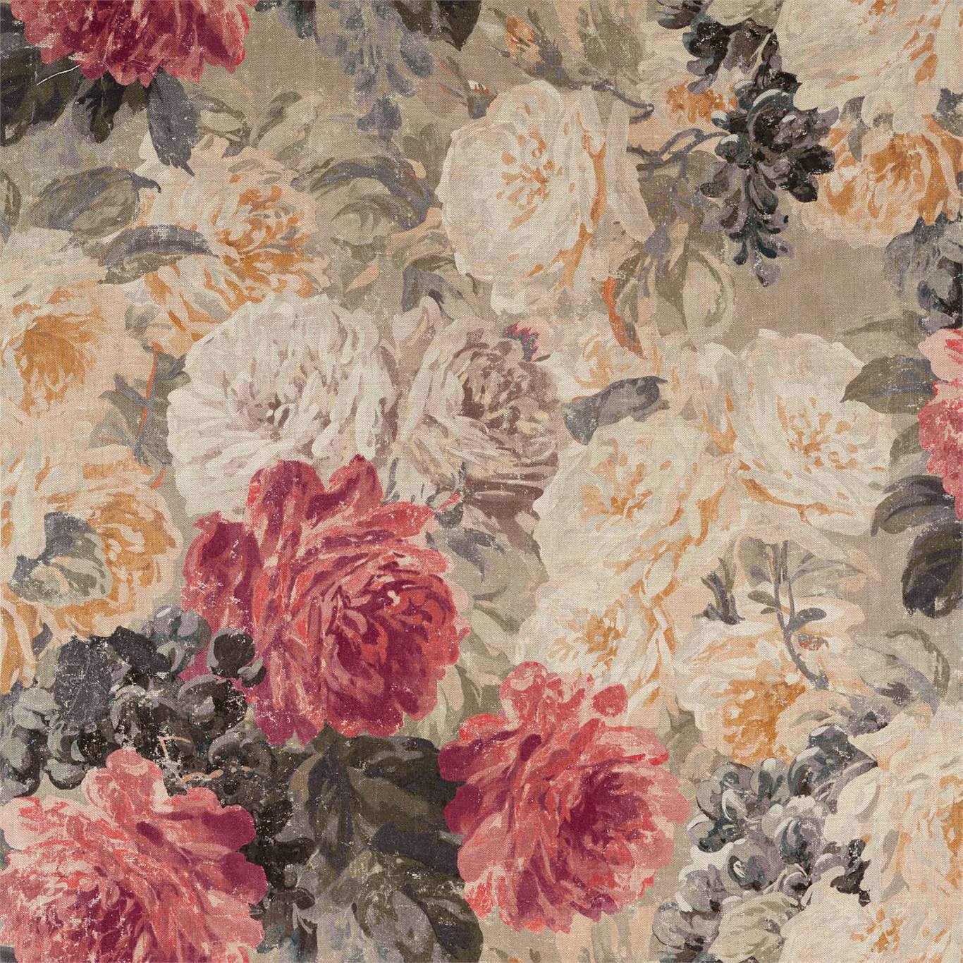 Rose Absolute Linen Fabric